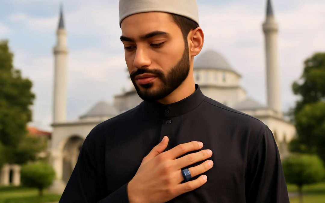 Stylish and Spiritual: The Appeal of Muslim Men Silver Ring for Everyday Wear