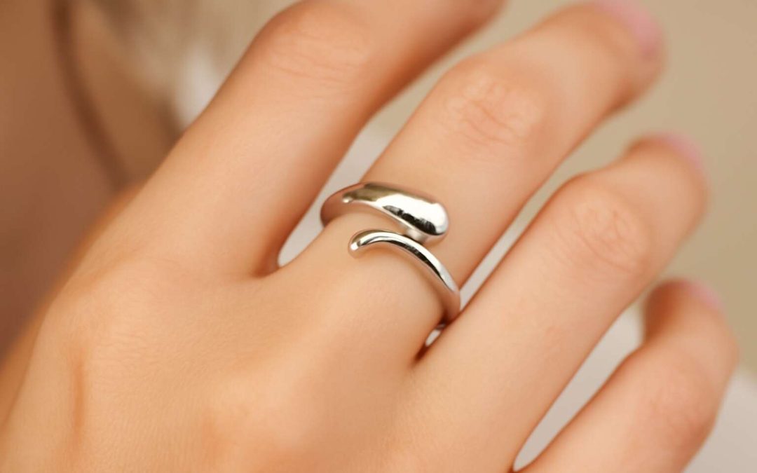 Elegant and Stylish: Silver Ring Adjustable for Women Perfect for Every Occasion