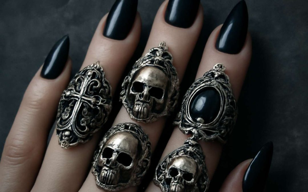 Embrace Dark Elegance: Stunning Silver Rings Goth for Bold, Edgy Style