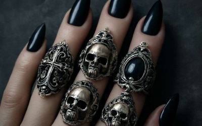 Embrace Dark Elegance: Stunning Silver Rings Goth for Bold, Edgy Style