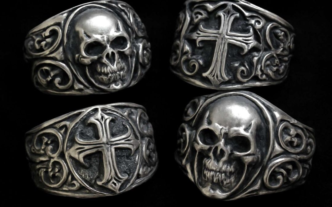 Unveil Your Dark Style with Stunning Sterling Silver Rings Goth for a Unique Edge