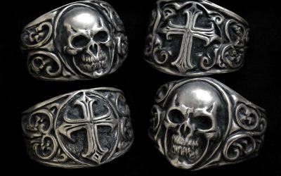 Unveil Your Dark Style with Stunning Sterling Silver Rings Goth for a Unique Edge