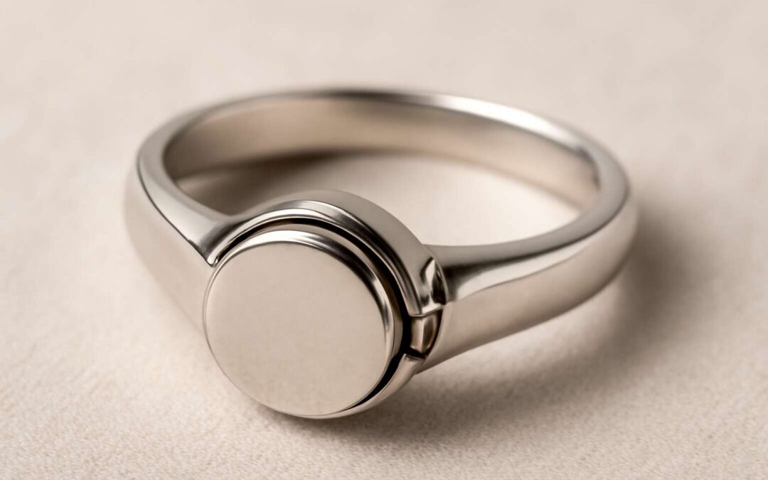 Timeless memorial jewelry: silver rings to put ashes in amazon.