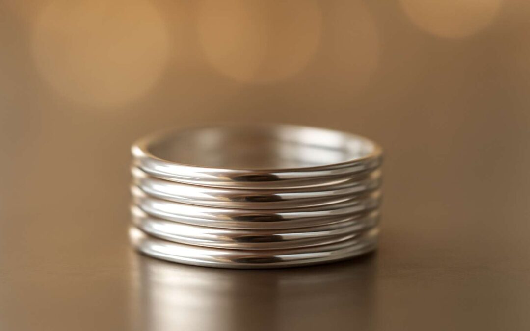 Gleaming everyday elegance: silver rings 1.5 for modern minimalists