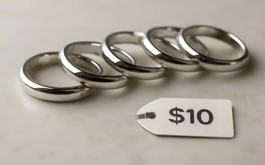 Curious about jewelry: why are silver rings cheap and still stylish