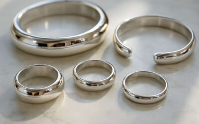Timeless shine: silver rings and bracelets for every style