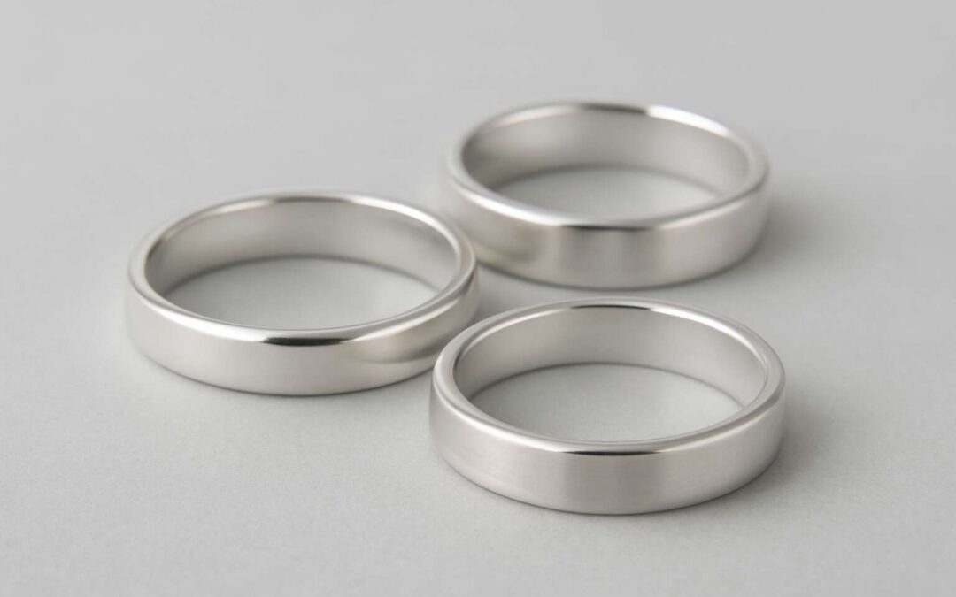 Effortless elegance: sterling silver rings without stones for timeless style.