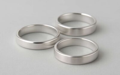 Effortless elegance: sterling silver rings without stones for timeless style.