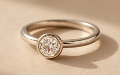 Timeless sparkle: silver ring one stone that captures everlasting elegance.