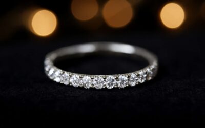 Timeless sparkle: sterling silver rings eternity for forever-inspired vows.