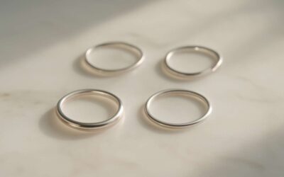 Timeless shimmer: silver rings aesthetic for modern minimalist wardrobes