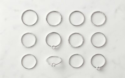 Glimmer in Style with a silver rings set for all occasions.