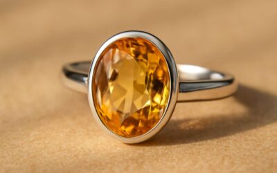 Radiant citrine 925 silver ring elevates every look